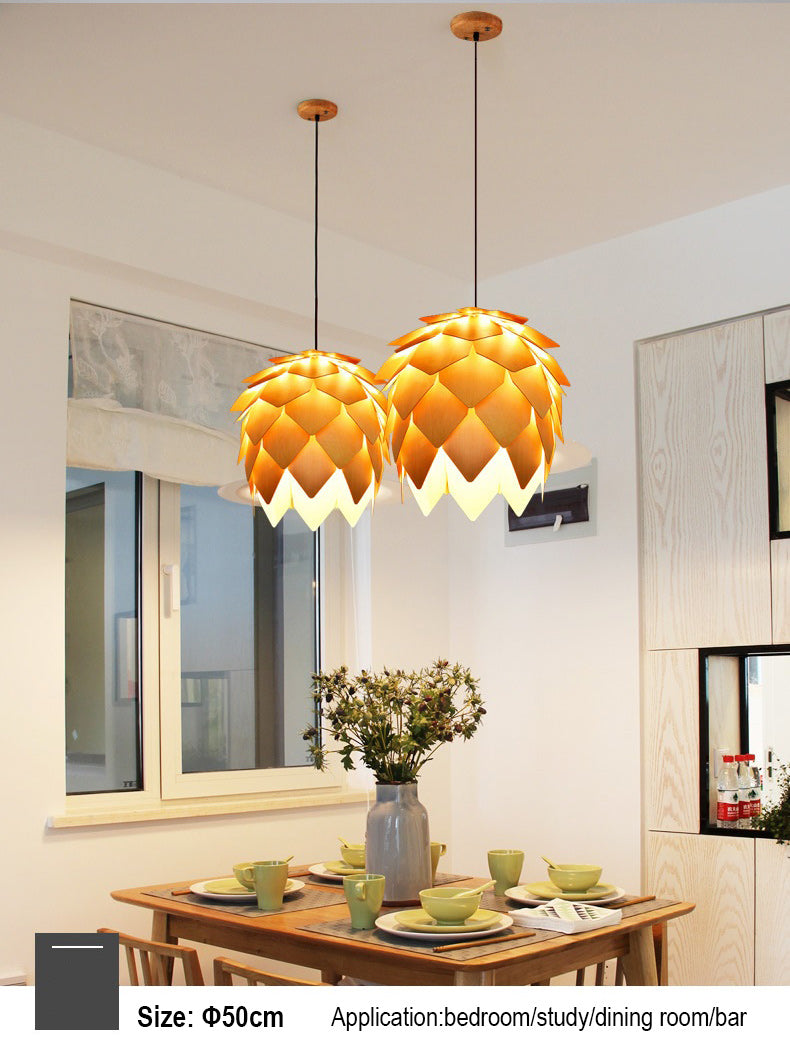 Bamboorito – Bamboo Ceiling Lamps (Flower) – Available for Pre-Order