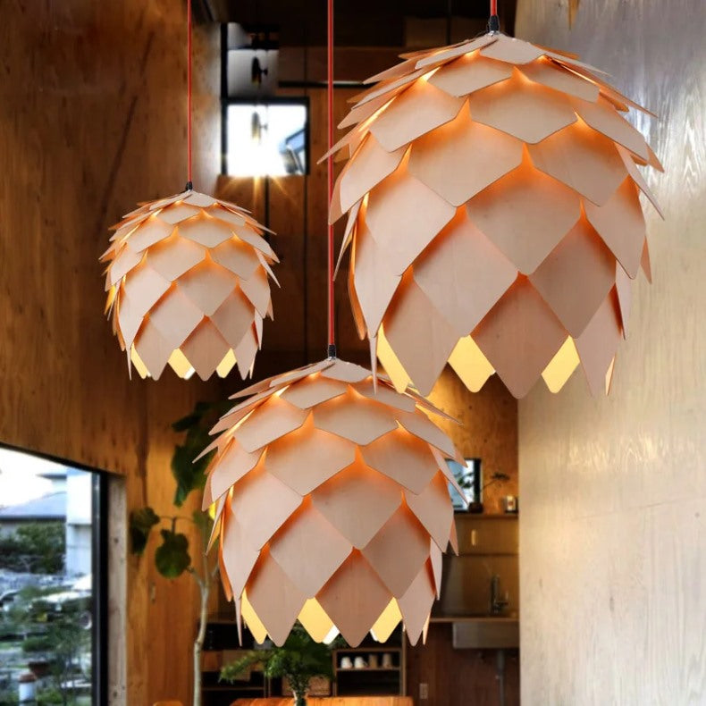 Bamboorito – Bamboo Ceiling Lamps (Flower) – Available for Pre-Order