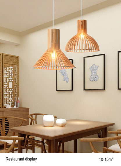 Bamboorito – Bamboo Ceiling Lamps (YL-MY02)(Curved Ribbed Dome) – Available for Pre-Order