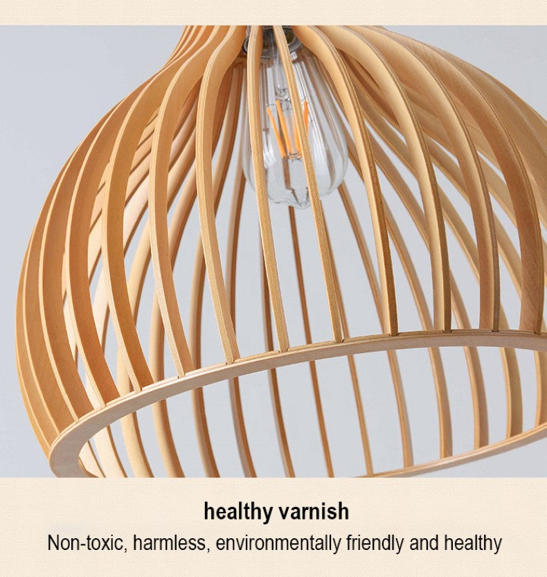 Bamboorito – Bamboo Ceiling Lamps (YL-MY02)(Curved Ribbed Dome) – Available for Pre-Order