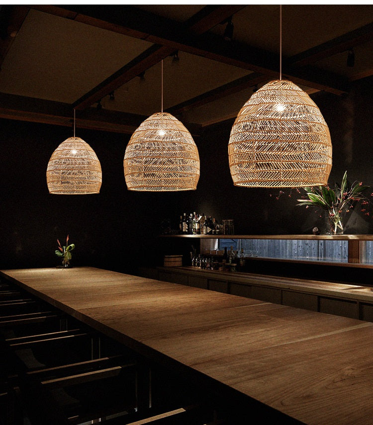 Bamboorito – Bamboo Ceiling Lamps (YL-TB01) (Woven Dome)  – Available for Pre-Order