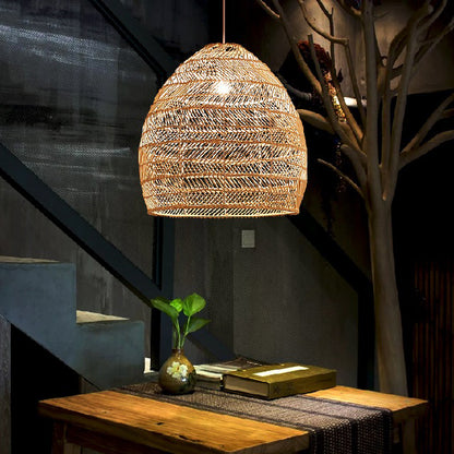 Bamboorito – Bamboo Ceiling Lamps (YL-TB01) (Woven Dome)  – Available for Pre-Order