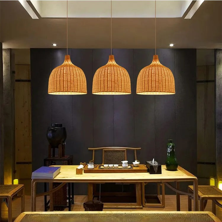 Bamboorito – Bamboo Ceiling Lamps (YL-TB02) (Bell Shape)– Available for Pre-Order