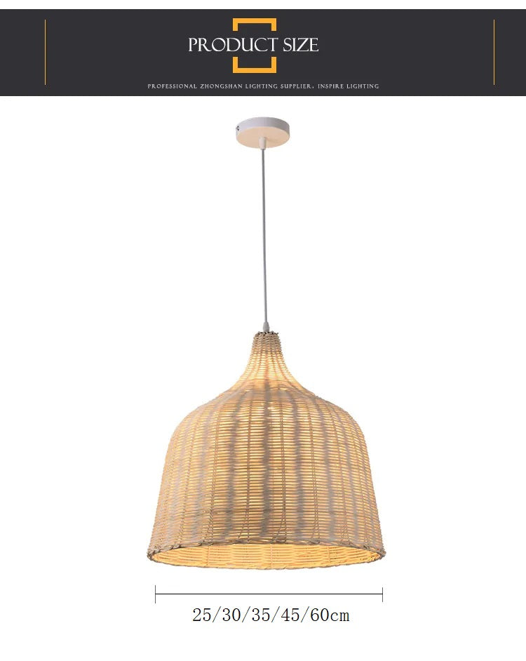 Bamboorito – Bamboo Ceiling Lamps (YL-TB02) (Bell Shape)– Available for Pre-Order