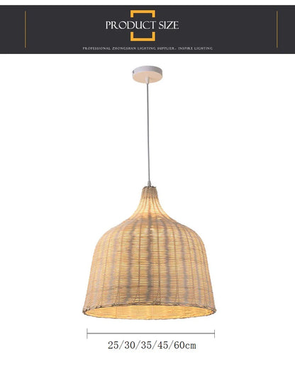 Bamboorito – Bamboo Ceiling Lamps (YL-TB02) (Bell Shape)– Available for Pre-Order