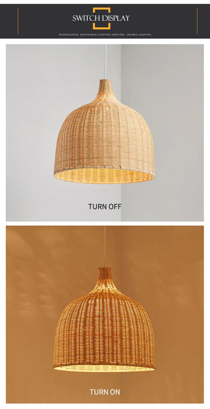 Bamboorito – Bamboo Ceiling Lamps (YL-TB02) (Bell Shape)– Available for Pre-Order