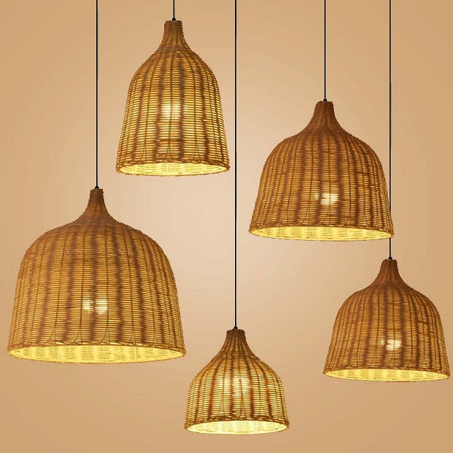 Bamboorito – Bamboo Ceiling Lamps (YL-TB02) (Bell Shape)– Available for Pre-Order