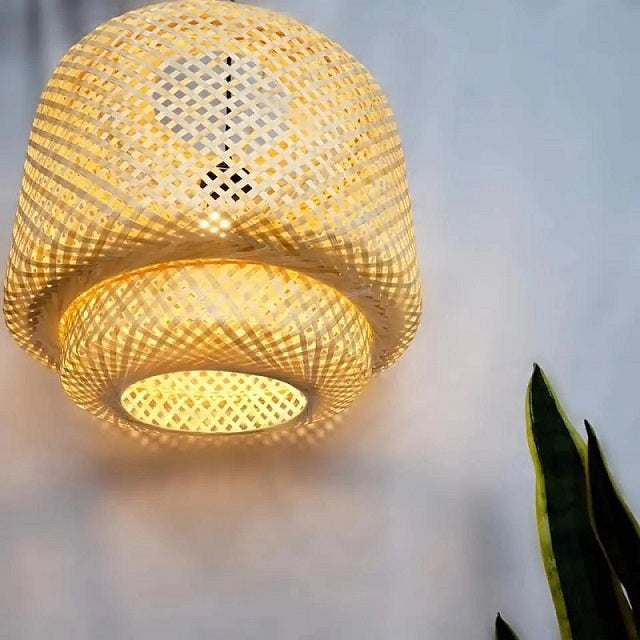 Bamboorito – Bamboo Ceiling Lamps (YL-ZB02) (Layered Cylindrical Design) – Available for Pre-Order